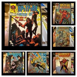 7 various comic books